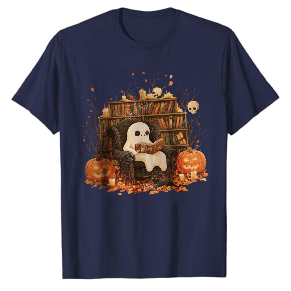 Cute Reading Ghost Library T‑S - đánh giá và giá Black Tin Candle