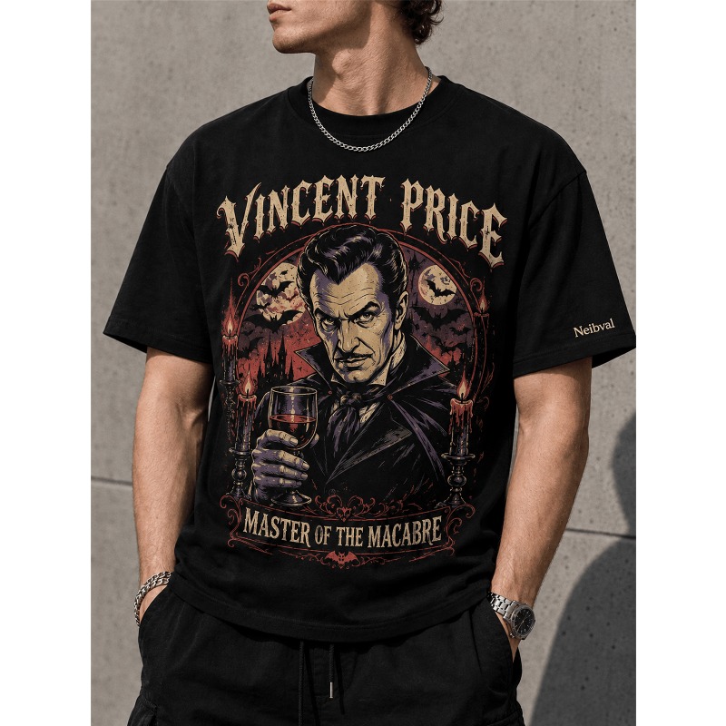 Retro Gothic Vampire Horror T- - đánh giá và giá Black Tin Candle